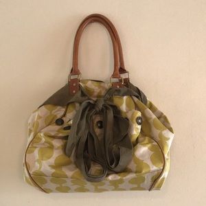 ANTHROPOLOGIE DEUX LUX CITRON LARGE TOTE BAG